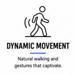 Interactive Humanoid Robots Move